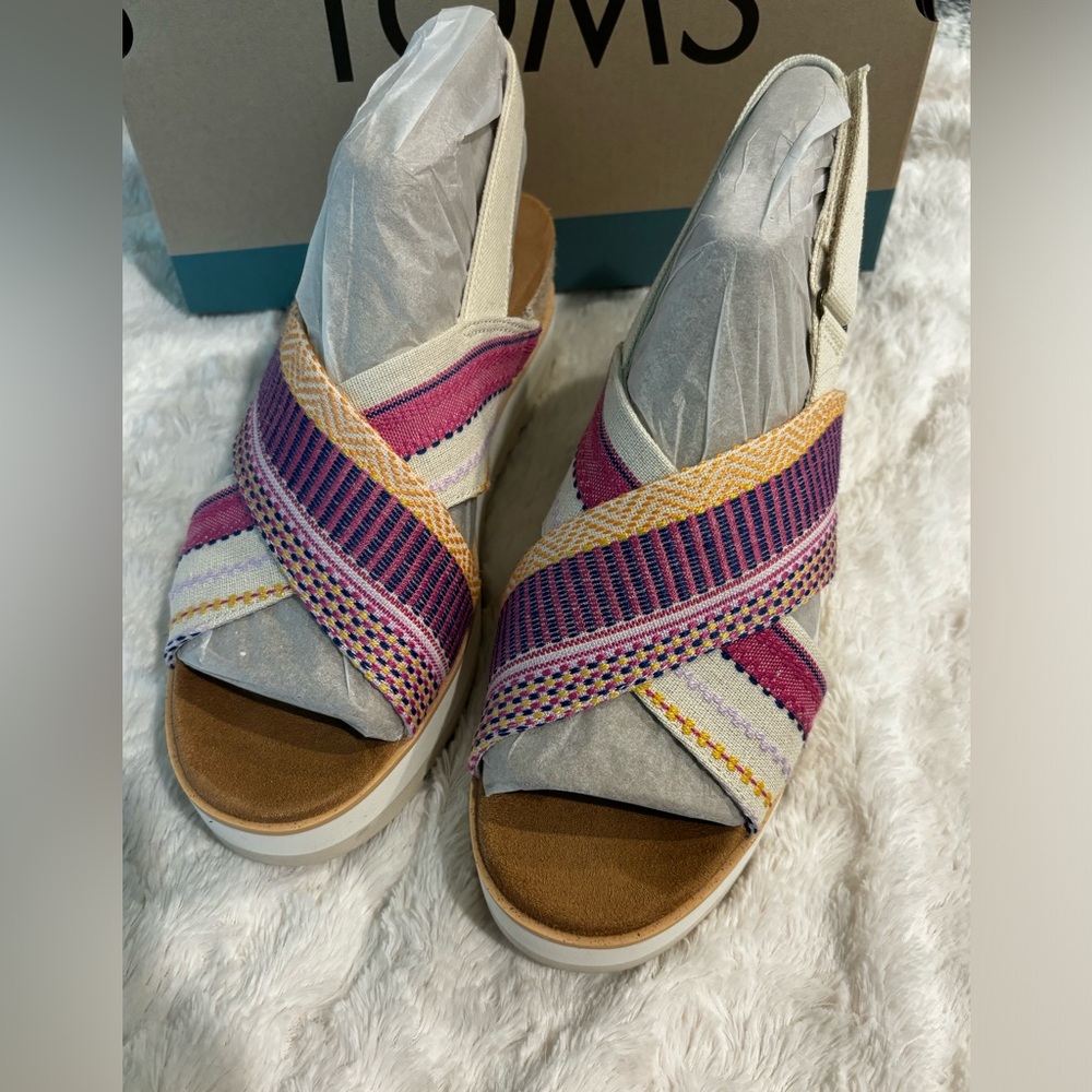 TOMS Diana Crossover Sandal Size 8